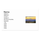 Beach and Mountain Sunrise Business Card