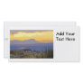 Beach and Mountain Sunrise Personalized Photo Card