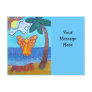 Beach Angel Postcard with Custom Personal Message