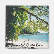 Beach at Manuel Antonio Fridge Magnet