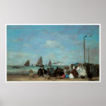 Beach at Trouville, 1863 Print