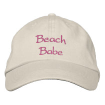 Beach Babe Embroidered Hat