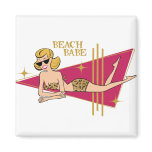 Beach Babe Refrigerator Magnet