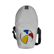 Beach Ball Courier Bag