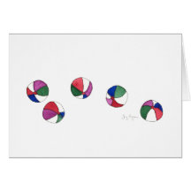 Beach Balls Card