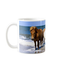 Beach Beauties Horses coffee Cup or Mug