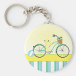 Beach Bicycle Keychain