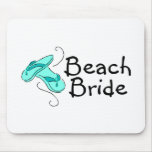 Beach Bride (Flip Flop) Mousepads