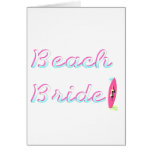Beach Bride Greeting Cards