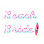 Beach Bride Post Card