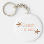 Beach Bride Starfish Design Key Chains