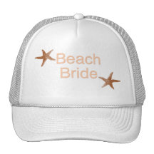 Beach Bride Starfish Design Trucker Hat