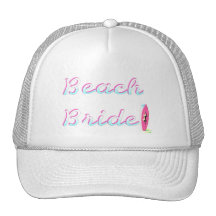 Beach Bride (Surfboard) Hat