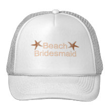 Beach Bridesmaid Starfish Design Trucker Hat