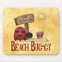 Beach Bug-gy Mouse Pad