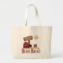 Beach Bug-gy Tote Bags