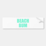 Beach Bum Bumper Sticker