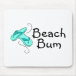 Beach Bum Flip Flops Mousepad