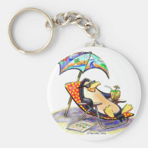 Beach Bum Key Chain