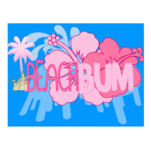 BEACH BUM POST CARDS