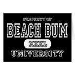 Beach Bum University Dark Card