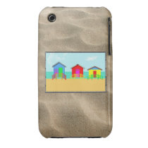 Beach Cabanas Iphone 3 Case-mate Case