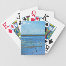 Beach cards bicycle poker cards