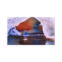 Beach Cave Gallery Wrap Canvas