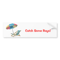 Beach Chair and Umbrella