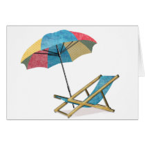 Beach Chair and Umbrella
