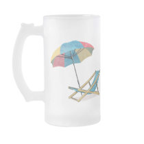 Beach Chair and Umbrella Coffee Mug