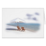 Beach chairs card