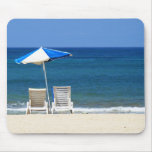 Beach chairs mouse pads