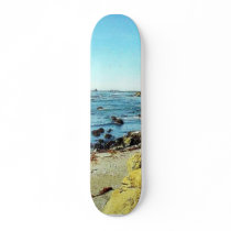 Beach Coast In Monterey Ocean Water Sea Custom Skate Board