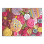 Beach Color Buttons Greeting Cards