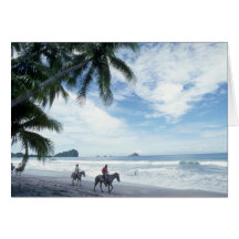 Beach, Costa Rica Greeting Card