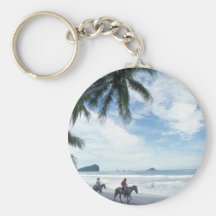 Beach, Costa Rica Key Chains