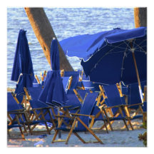 Beach Crowd by Leslie Peppers Photo Print