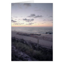 'Beach Dawn' Blank Greeting Card