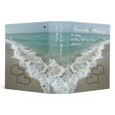 Beach Destination or Cruise Wedding Album Planner by CustomInvites