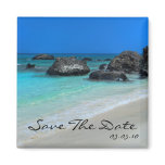 Beach Destination Wedding Save The Date Magnet
