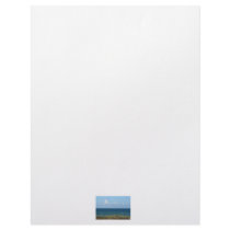 Beach dune with blue water and sky, Florida Personalized Letterhead