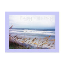 Beach - Enjoy This Day - Postcard