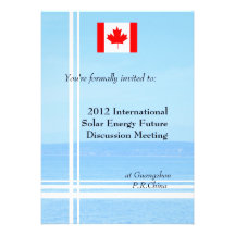 Beach,flag or logo international business invitation