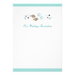 Beach Flip Flops Wedding Invitation