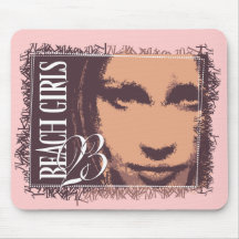 Beach Girls Tshirts and Gifts Mouse Pad