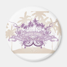 Beach Graphic T-shirts and Gifts Refrigerator Magnet