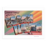 Beach Haven, New Jersey - Large Letter Scenes Post Cards