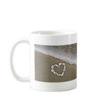 Beach Heart Coffee Mug