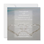 beach hearts Invitation